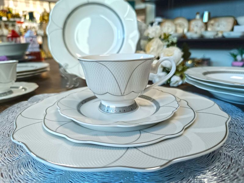 691015197966 : Чаши за кафе или чай 12 части Royal Silver