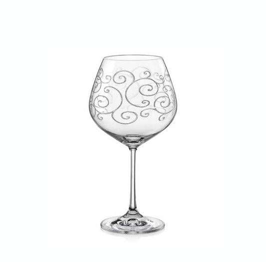 Red wine glasses 570 Viola Decor 