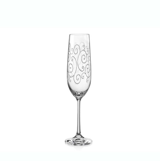 Champagne glasses Viola Decor 