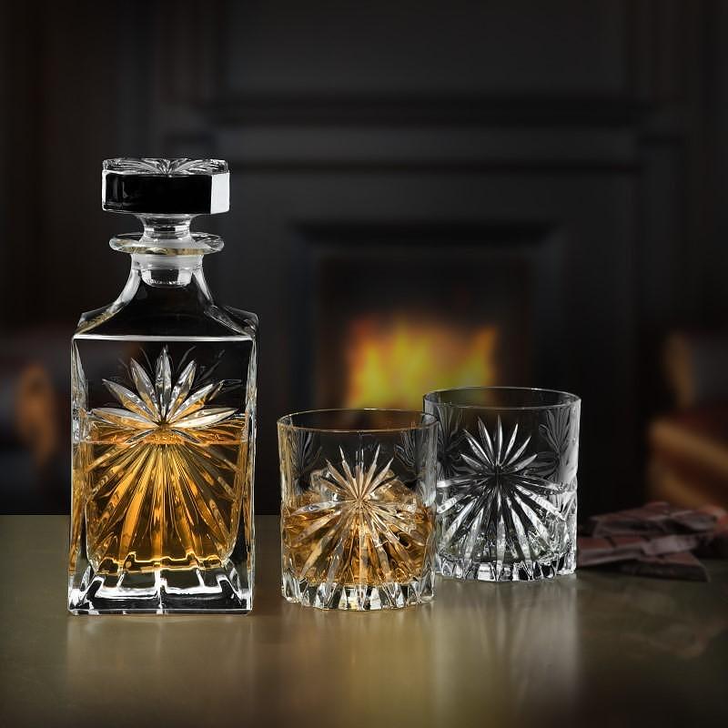 621112: Сет за уиски - бутилка + 6 чаши Oasis